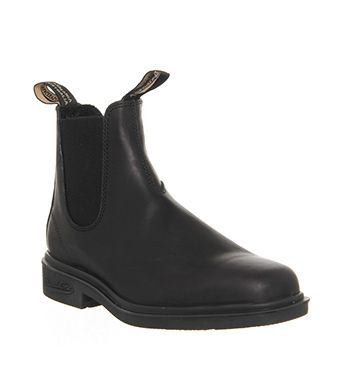 blundstone rustic black round toe