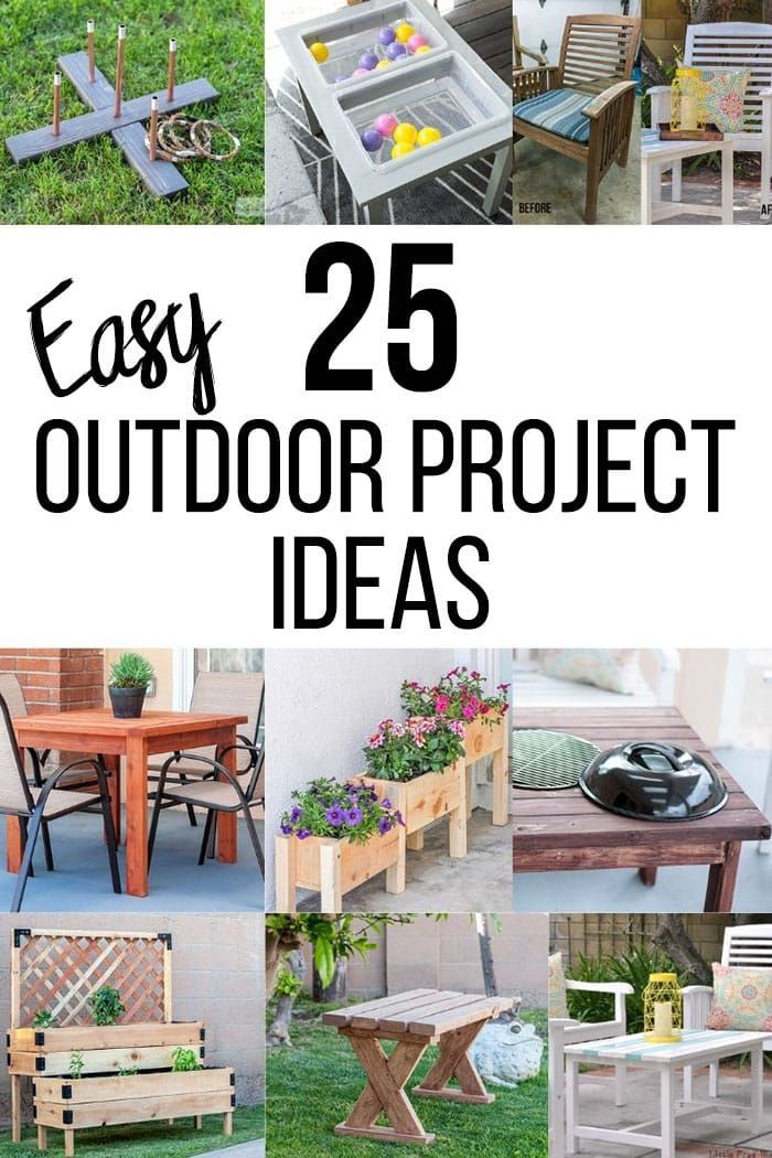 25 Easy Diy Outdoor Projects For Your Weekend Patio 25 Easy Diy Outdoor Projects For Your, Diy Outdoor Plans