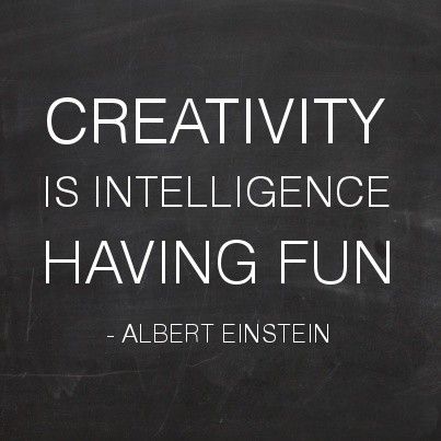 Creativity is intelligence having fun Word Creativity is intelligence having fun Word