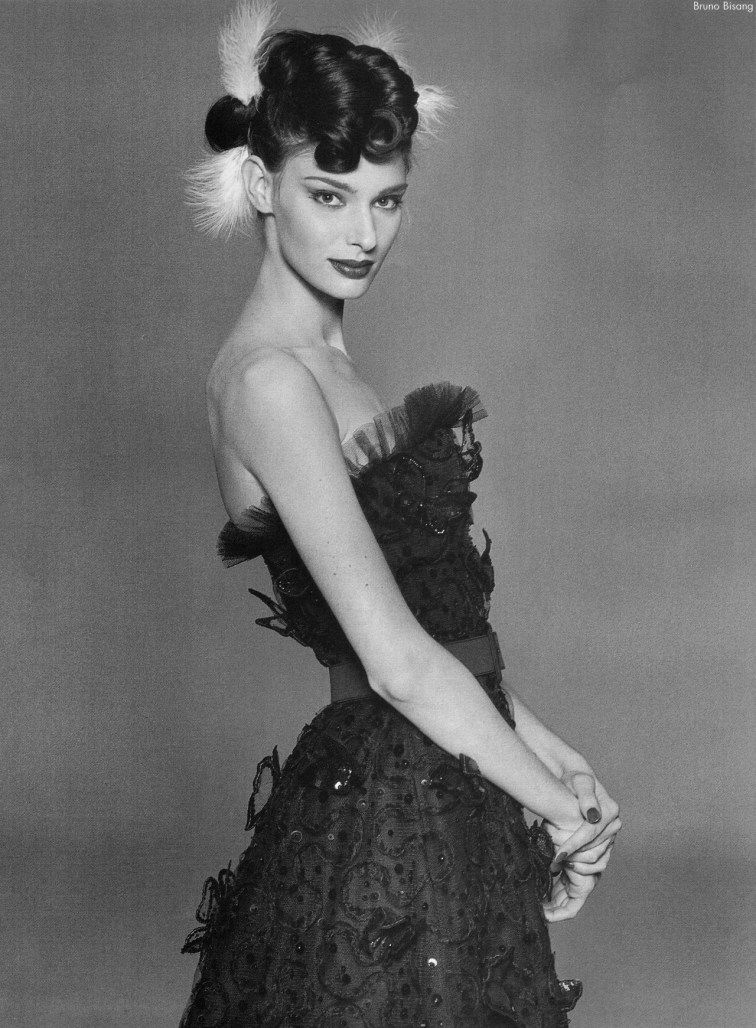 l officiel editorial shot by bruno bisang 1995 anneliese l officiel editorial shot by bruno bisang 1995 anneliese