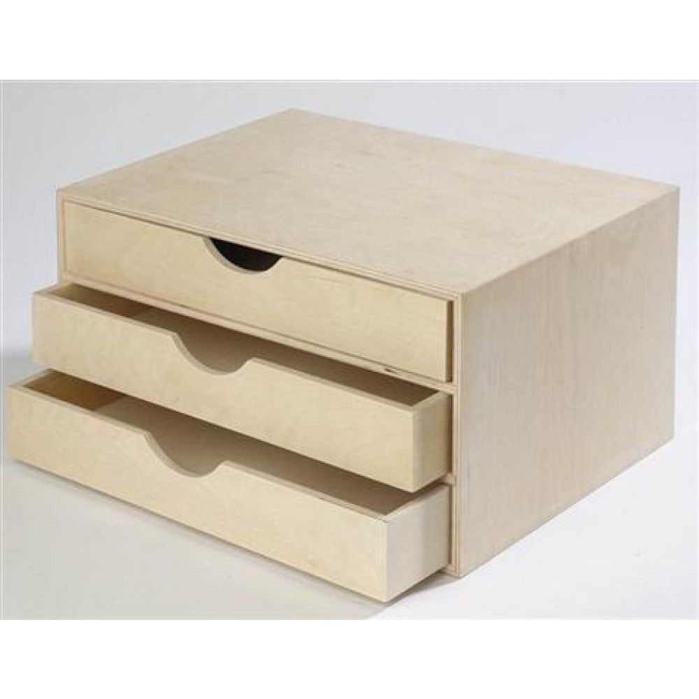 Casier Rangement Bureau Bois