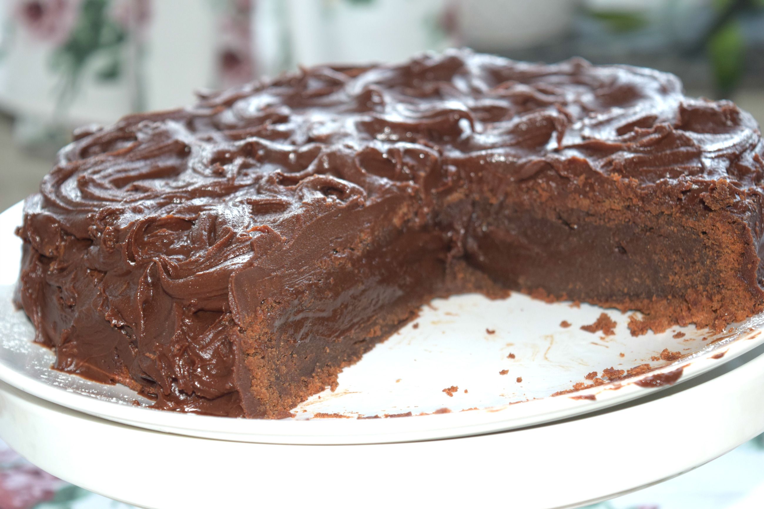 fransk chokladtårta med glasyr fransk chokladtårta med glasyr