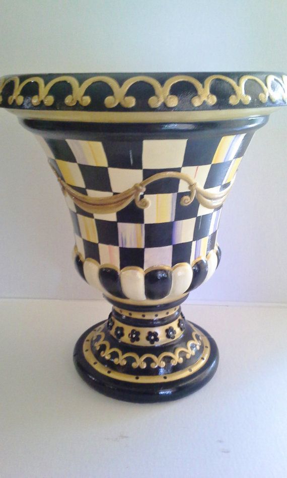 Mackenzie Childs Inspired Planter By Mabryandminick On Etsy Mackenzie Childs Inspired Planter By Mabryandminick On Etsy