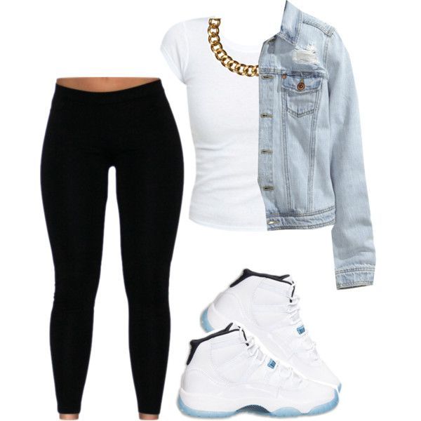 extraordinary female outfits with jordans
8