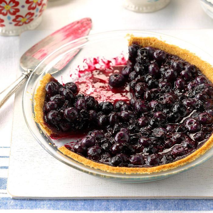 Fresh Blueberry Pie, Blueberry Pie Recipes, Blueberry Cookies, Blueberry Desserts, Keylime Pie Recipe, Crust Recipe, Graham Cracker Crust, Graham Crackers, Stevia
