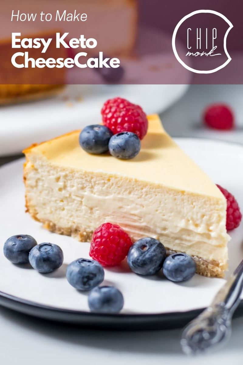 We're back at the ChipMonk Bakery experimenting with a classic keto recipe from our partner Sugarless Crystals. We've tried chocolate covered cheesecake bites, frozen lemon cheesecake, and even a blueberry swirl cheesecake, but today we're keeping things simple with an easy and delicious keto-friendly low carb cheeseca Best Keto Cheesecake Recipe, Keto Cake, Cheesecake Bites, Lemon Cheesecake, Healthy Cheesecake, Keto Desert Recipes, Keto Recipes Easy, Diabetic Recipes, Postre Keto