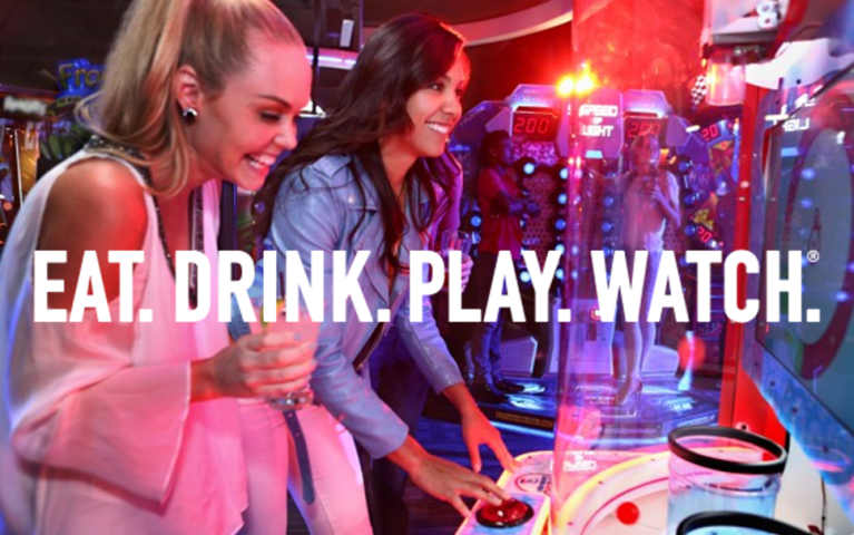 Eat, Drink, Play, Watch Graphic | Classic video games, Dave & busters ...