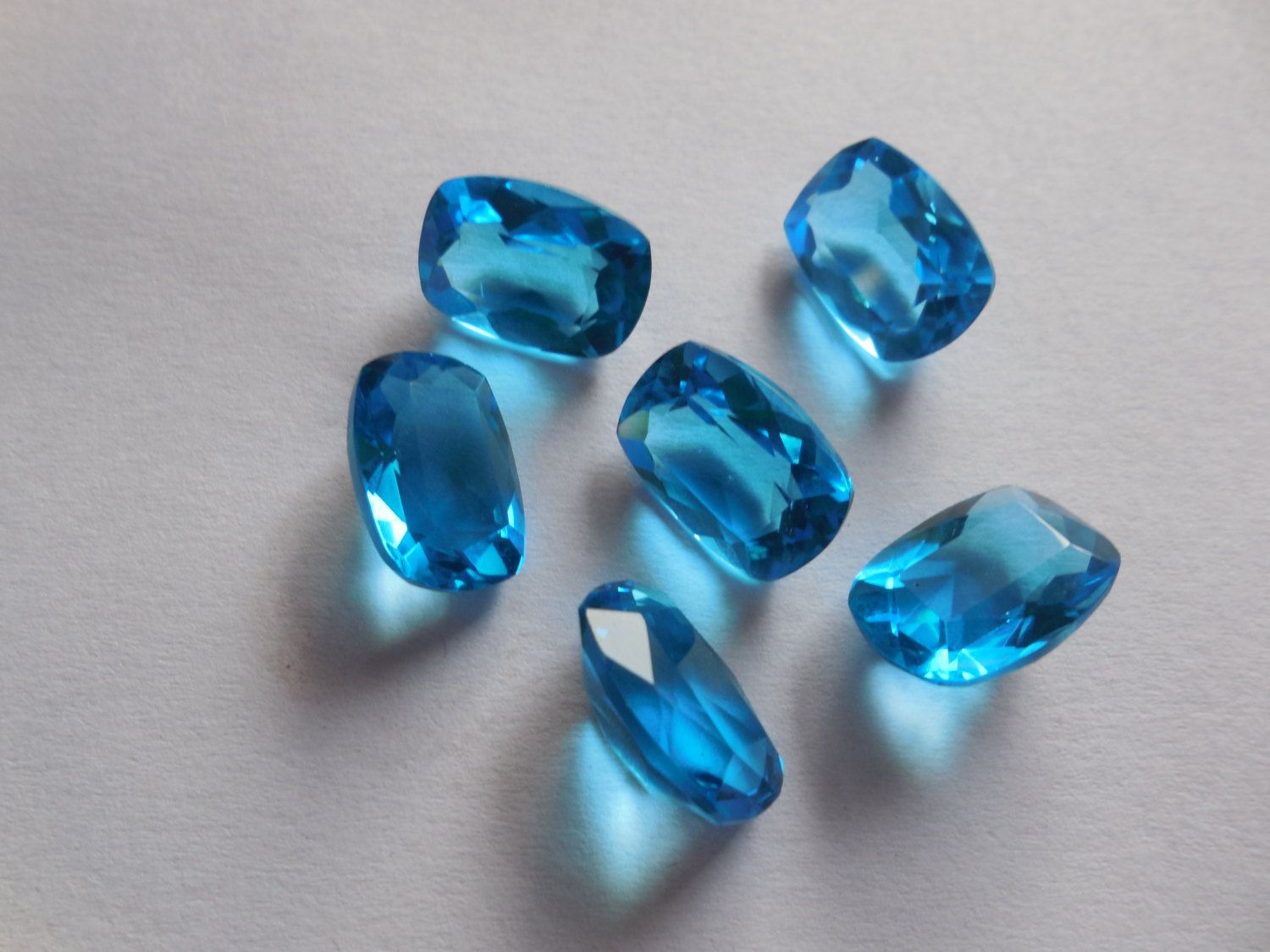 Gorgeous dark blue hydro quartz pears