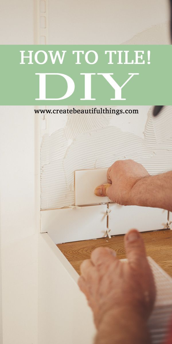 Teach Yourself To Tile by Lindsay Ferguson | Createbeautifulthings #cheapdiyhomedecor