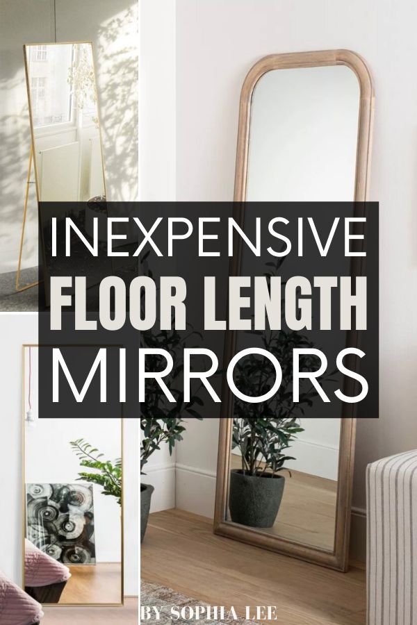 Large Mirror Living Room, Big Mirror In Bedroom, Bedroom Mirrors, Diy Bedroom, Master Bedrooms, Bedroom Design, Cheap Flooring, Diy Flooring, Bedroom Flooring