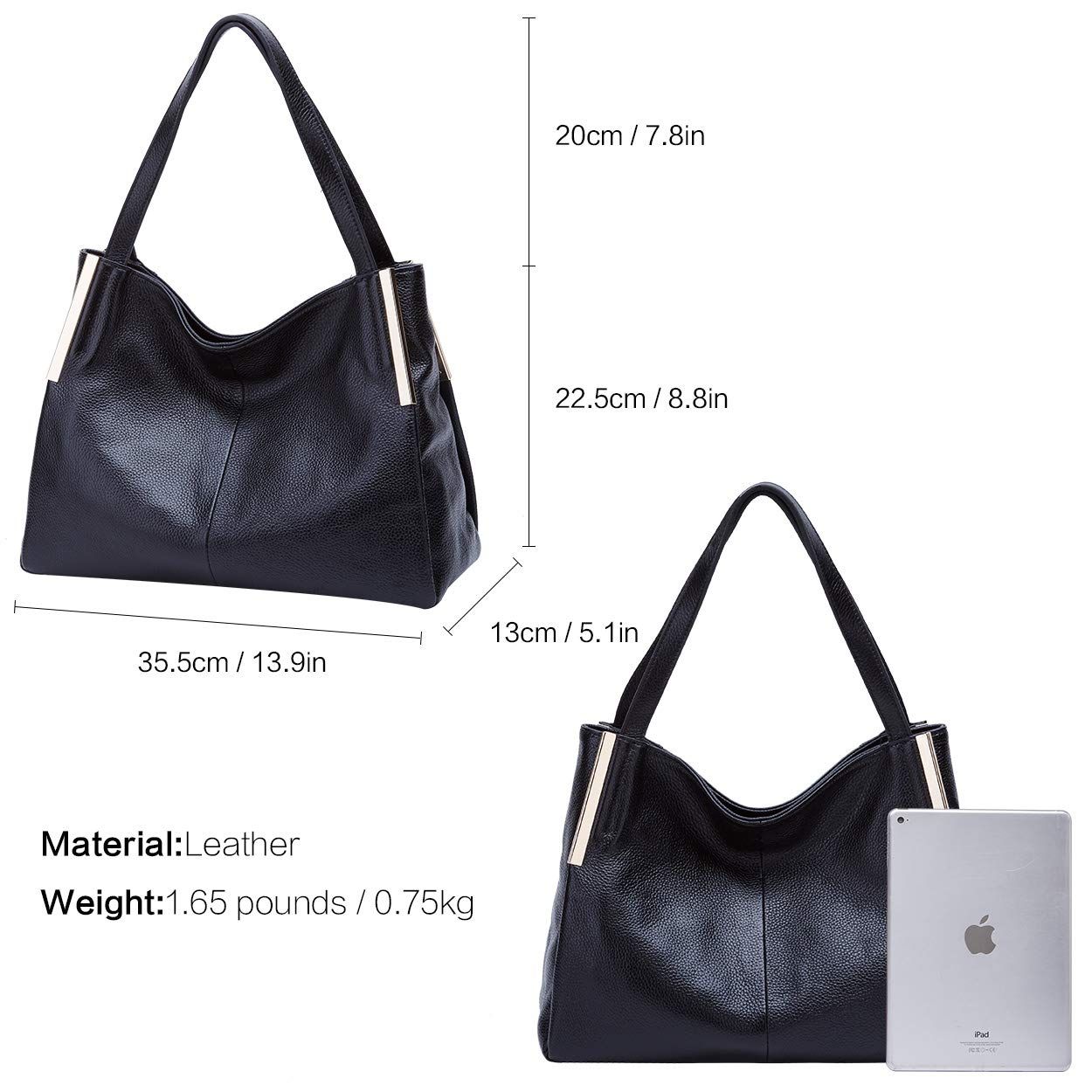 BOYATU Leather Handbag Satchel for Women Top Handle Shoulder Bag Ladies Purse Elegant BOYATU Leather Handbag Satchel for Women Top Handle Shoulder Bag Ladies Purse Elegant