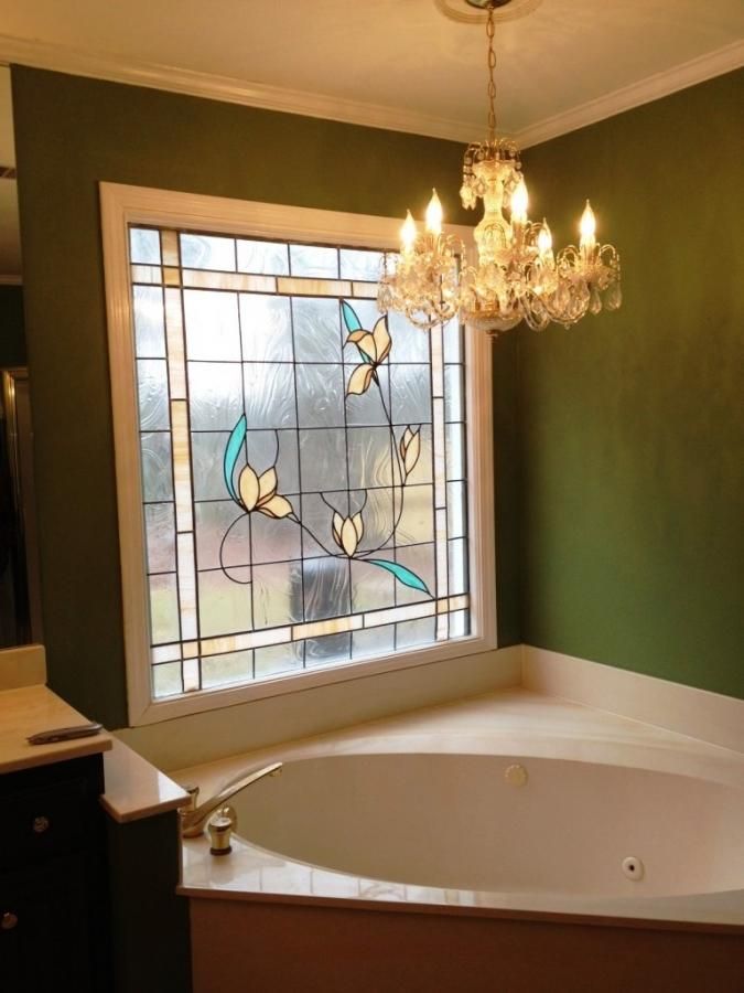15 Beautiful Bathrooms With Stained Gl Windows Bathroom Gl 15 Beautiful Bathrooms With Stained Windows