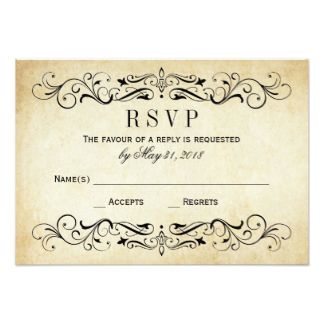 invitation and rsvp