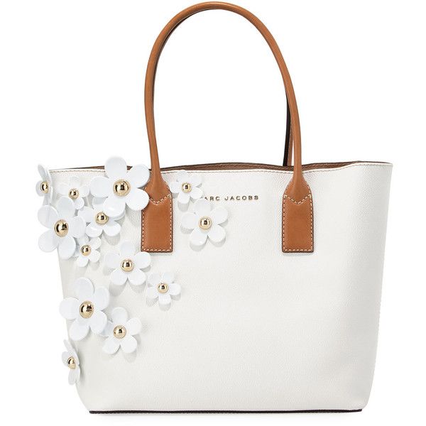 Marc Jacobs The Daisy Flower Tote Bag 495 Liked On Polyvore Marc Jacobs The Daisy Flower Tote Bag 495 Liked On Polyvore Featuring Bags Handbags Lily White Multi Studded