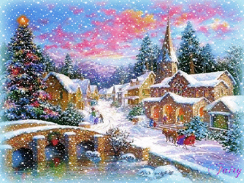 COSAS NAVIDEÑOS ENCONTRADAS EN LA WEB | Imagenes de feliz navidad, Ilustración de navidad, Paisajes navideños