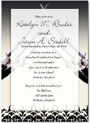 2017 Military Wedding Invitation Arch Of Sabers Card A 2017 Military Wedding Invitation Arch Of Sabers Card