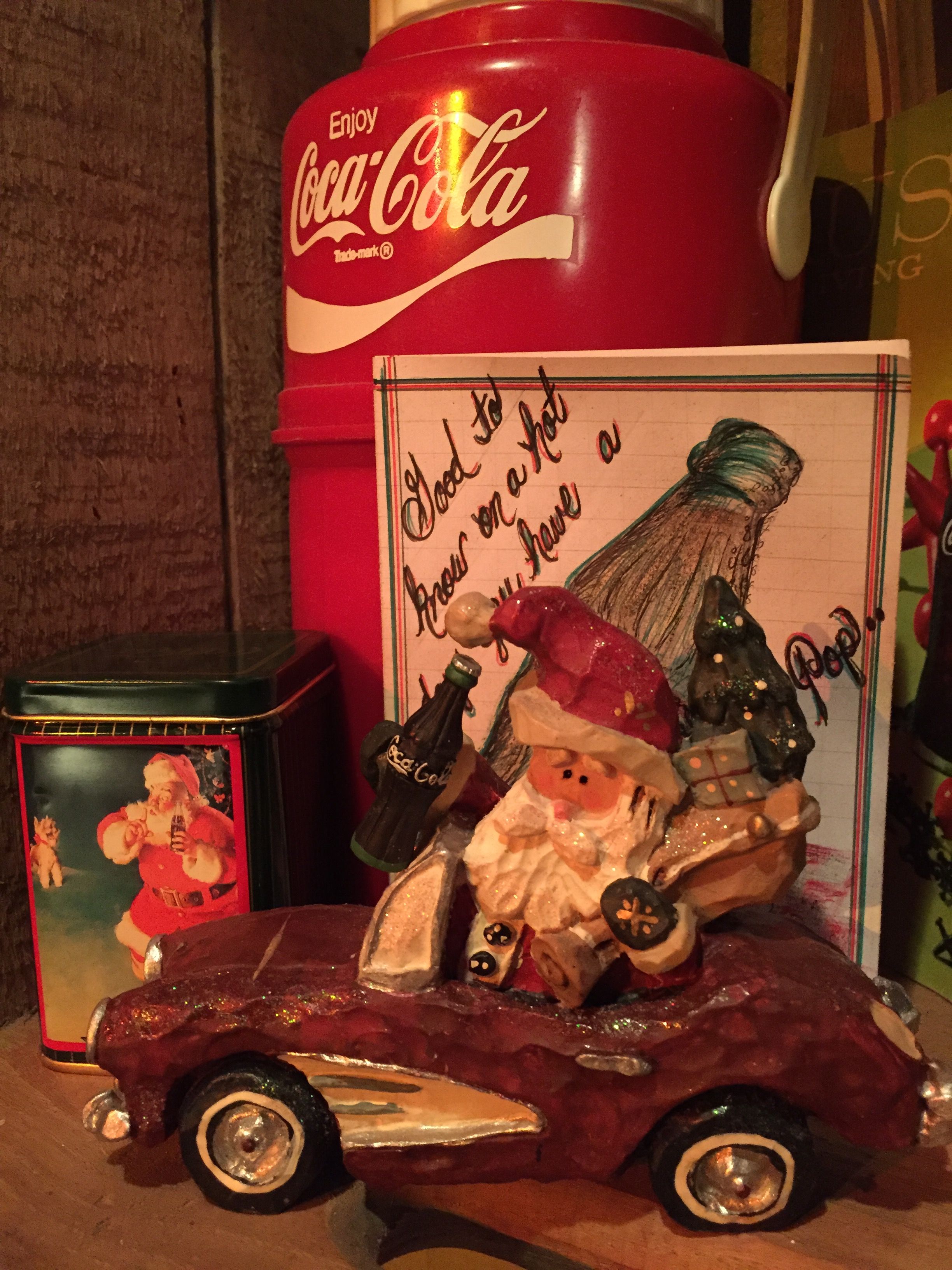 Kurt Adler Coca Cola Santa Claus In Car Kurt Adler Coca Cola Santa Claus In Car