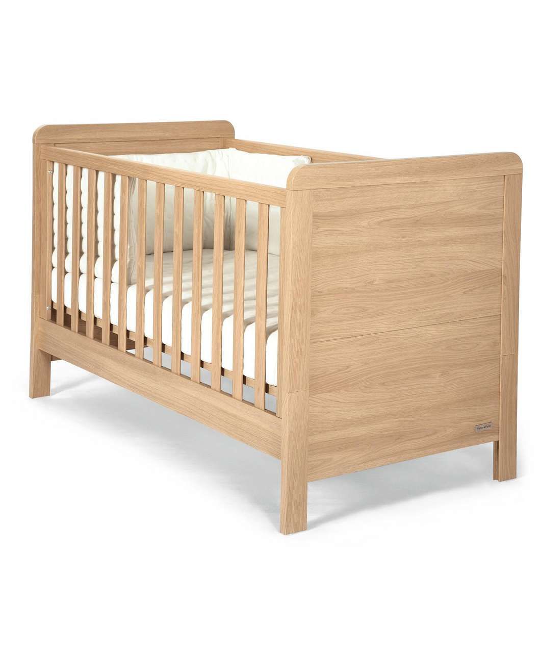 light oak cot