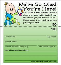 Church Nursery Baby Information Form Google Search Echo Hope Stock Church Nursery Labels And Paging Systems