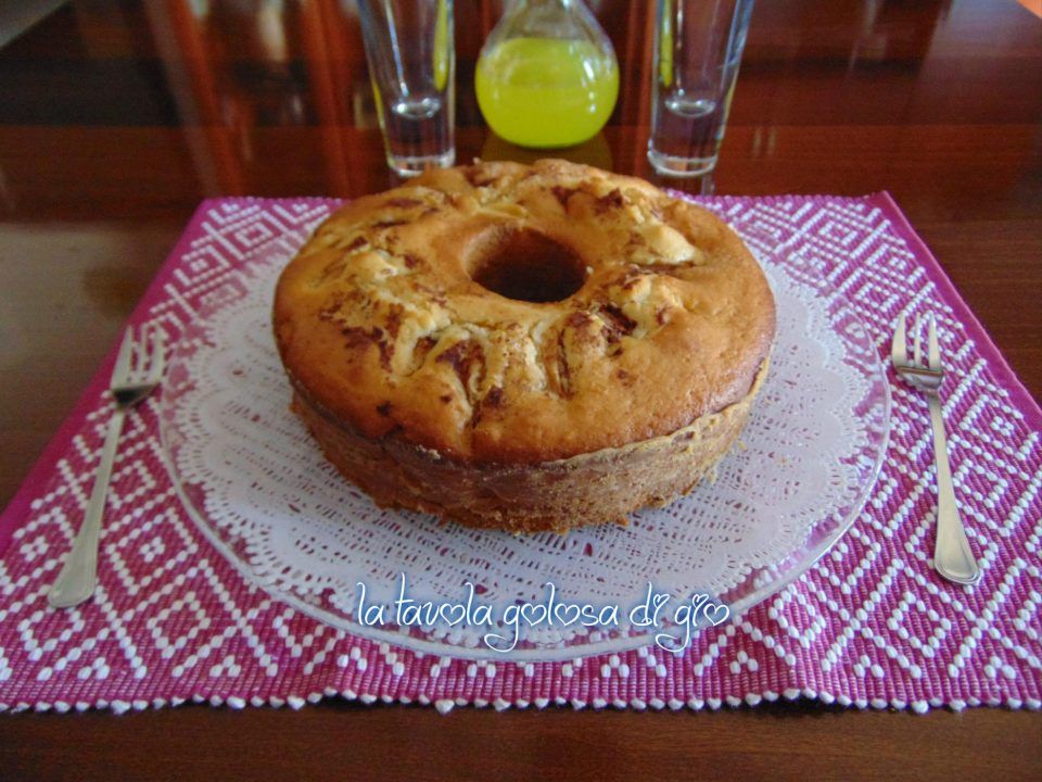 Torta della nonna limone e mele | La tavola golosa di Giò