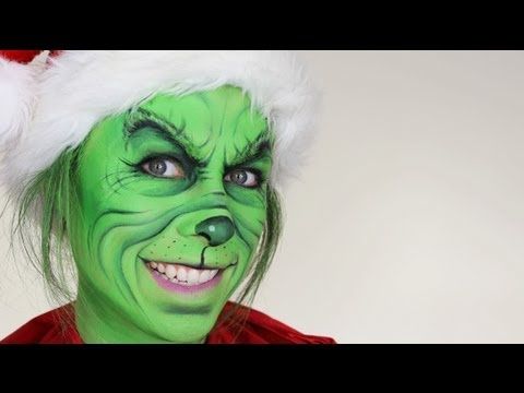 The Grinch Christmas Makeup Tutorial , YouTube