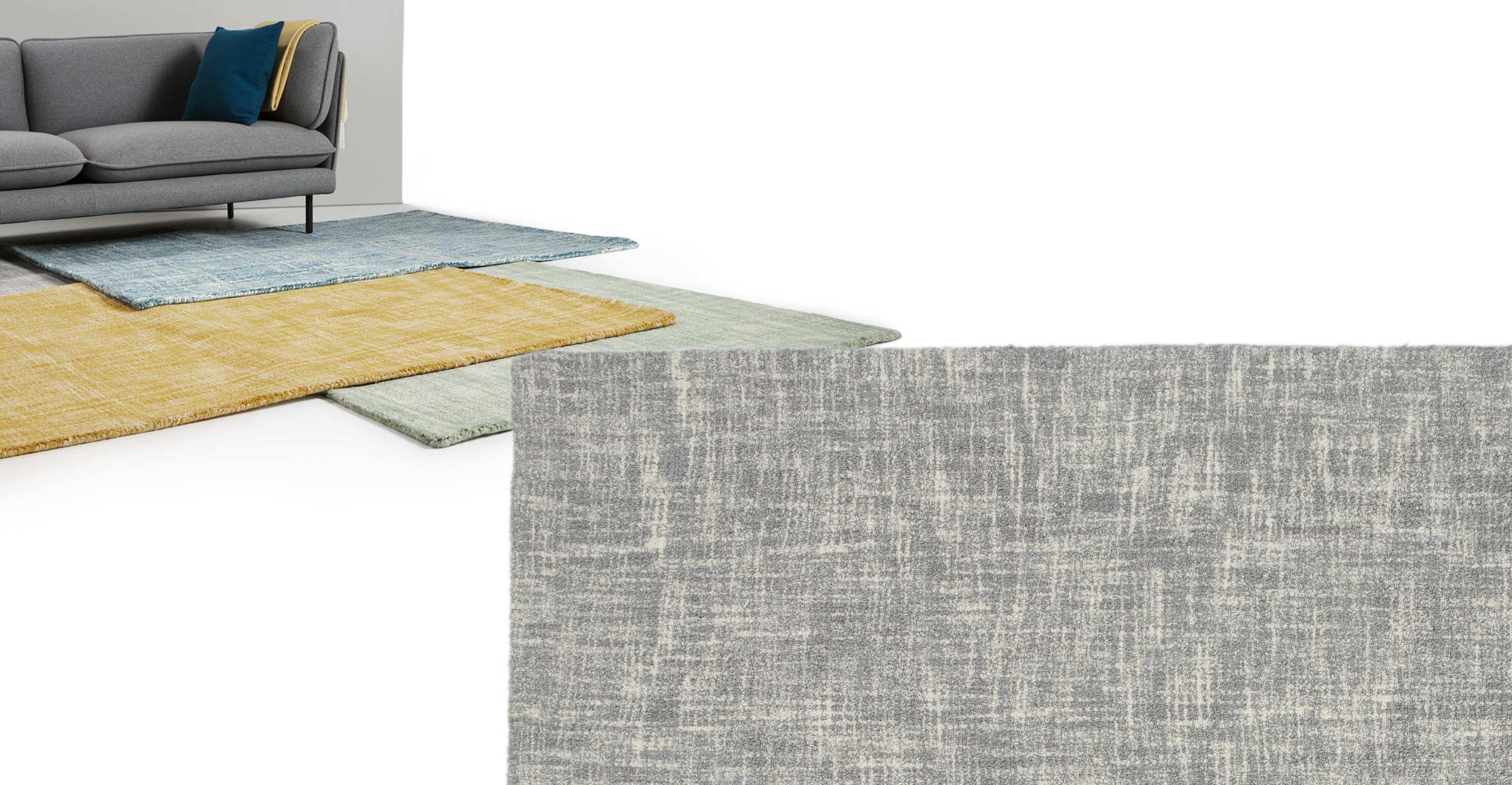 Made Com S Rugs Wool Rug Grey