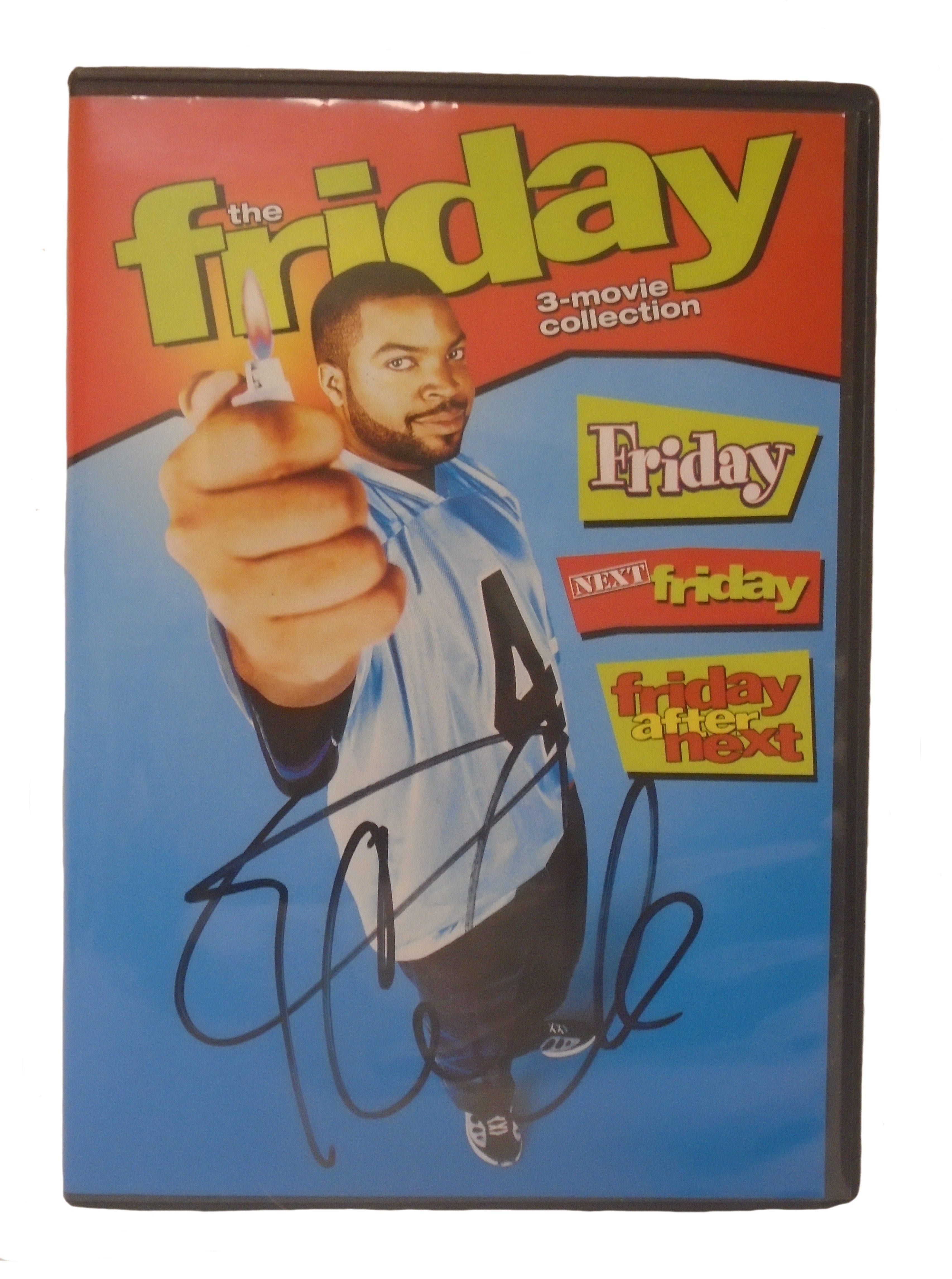 Ice Cube Autographed Friday 3Movie DVD Set, Proof Photo