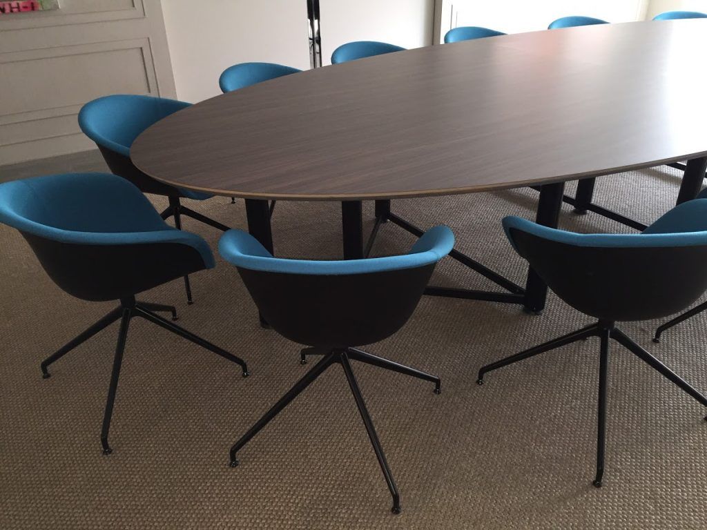 Ellips vorm vergadertafel op maat | Vergadertafel ...