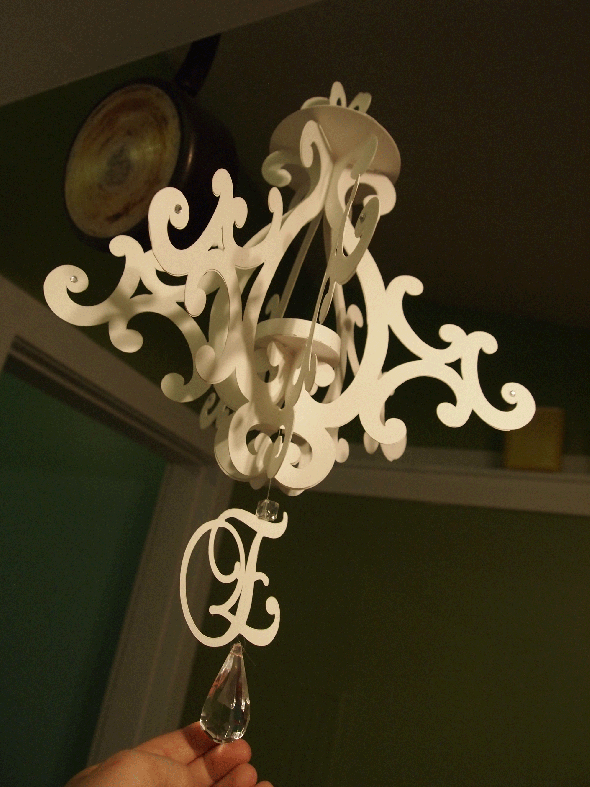 Paper Chandelier That Holds A Battery Operated Tea Light Genius If Only Paper Chandelier That Holds A Battery Operated Tea Light Genius If Only
