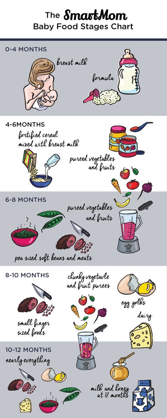 the smartmom baby food stages chart stage chart and babies pregnancy stages chart