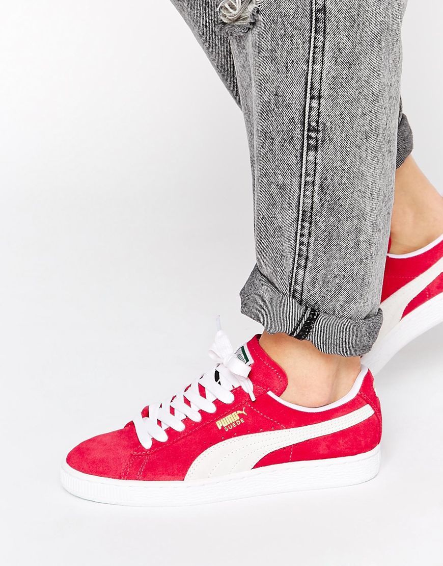 puma baskets classiques en daim