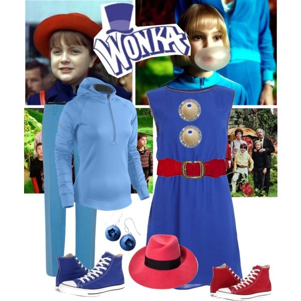 Willy Wonka Violet Beauregarde Costume