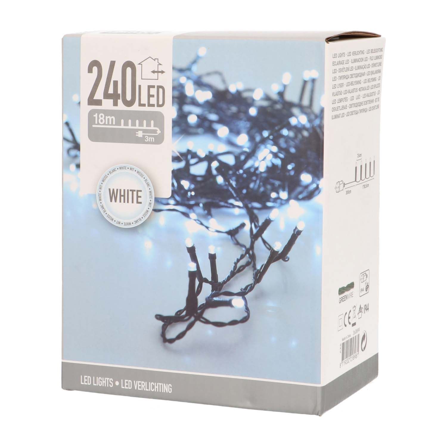 LED Lichterkette für Innen und Außen mit weißer Lichtfarbe. 240 LEDs sorgen für winterliches Feeling. Diese tolle Weihnachtsbeleuchtung ist ideal für Weihnachtsbäume von 150-175 cm.
Die Lichterkette verfügt über einen IP44-Adapter, was die Nutzung im Außenbereich möglich macht. Regen oder Schnee sind also kein Problem, wenn Balkon, Gartenhütte, Hecke, Sträucher oder Bäume zum Leuchten gebracht werden sollen. Gleichwohl ist die Lichterkette für Weihnachtsbaum, Girlanden oder Weihnachtsdeko im Inn White Christmas Lights, Christmas Lighting, Outdoor Christmas Lights, Christmas Tree, Long Lights, White Led Lights, White Lead, All Things Christmas, Beautiful Christmas