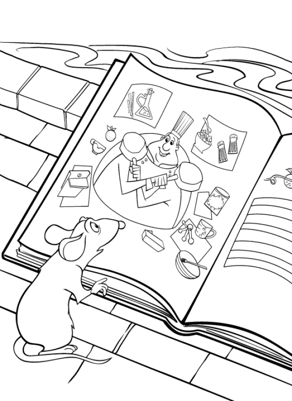 Coloring Page - Ratatouille coloring pages 22