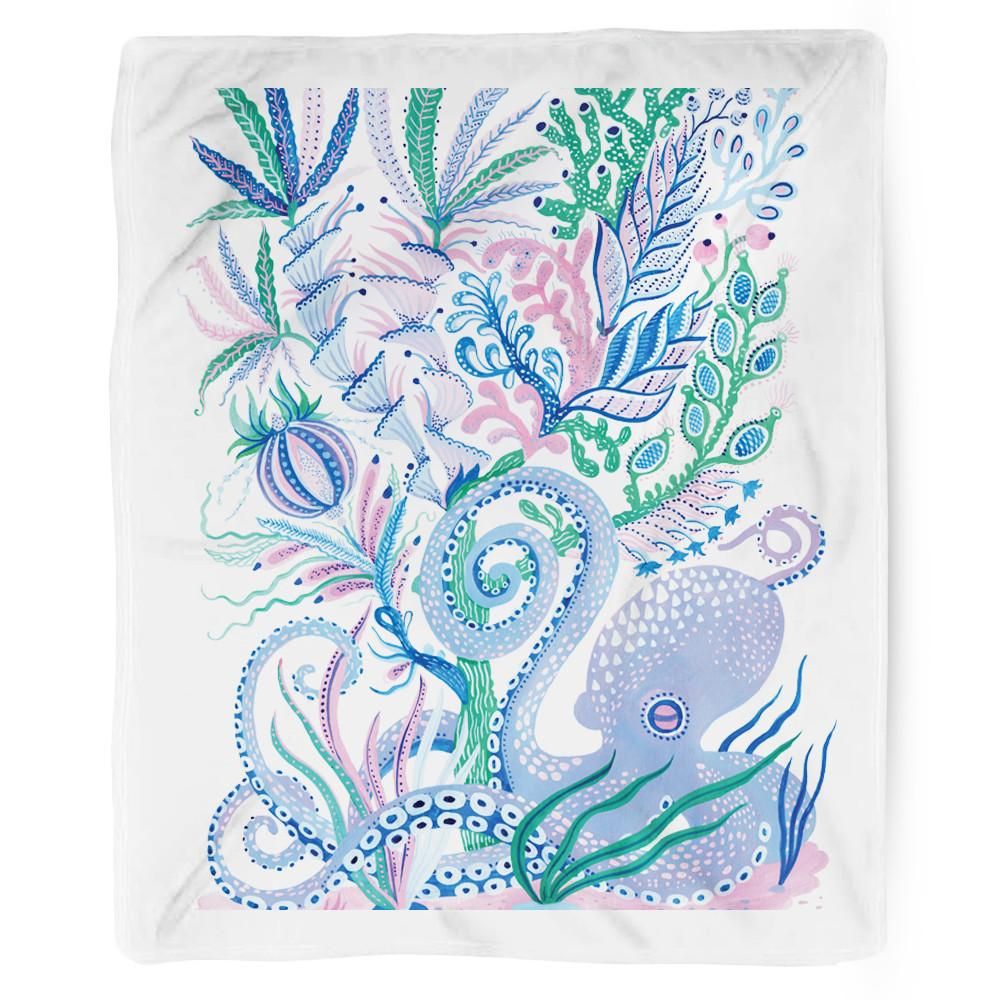 Octoparty Battaniye – 30 x 40 inç (Bebek Battaniyesi)