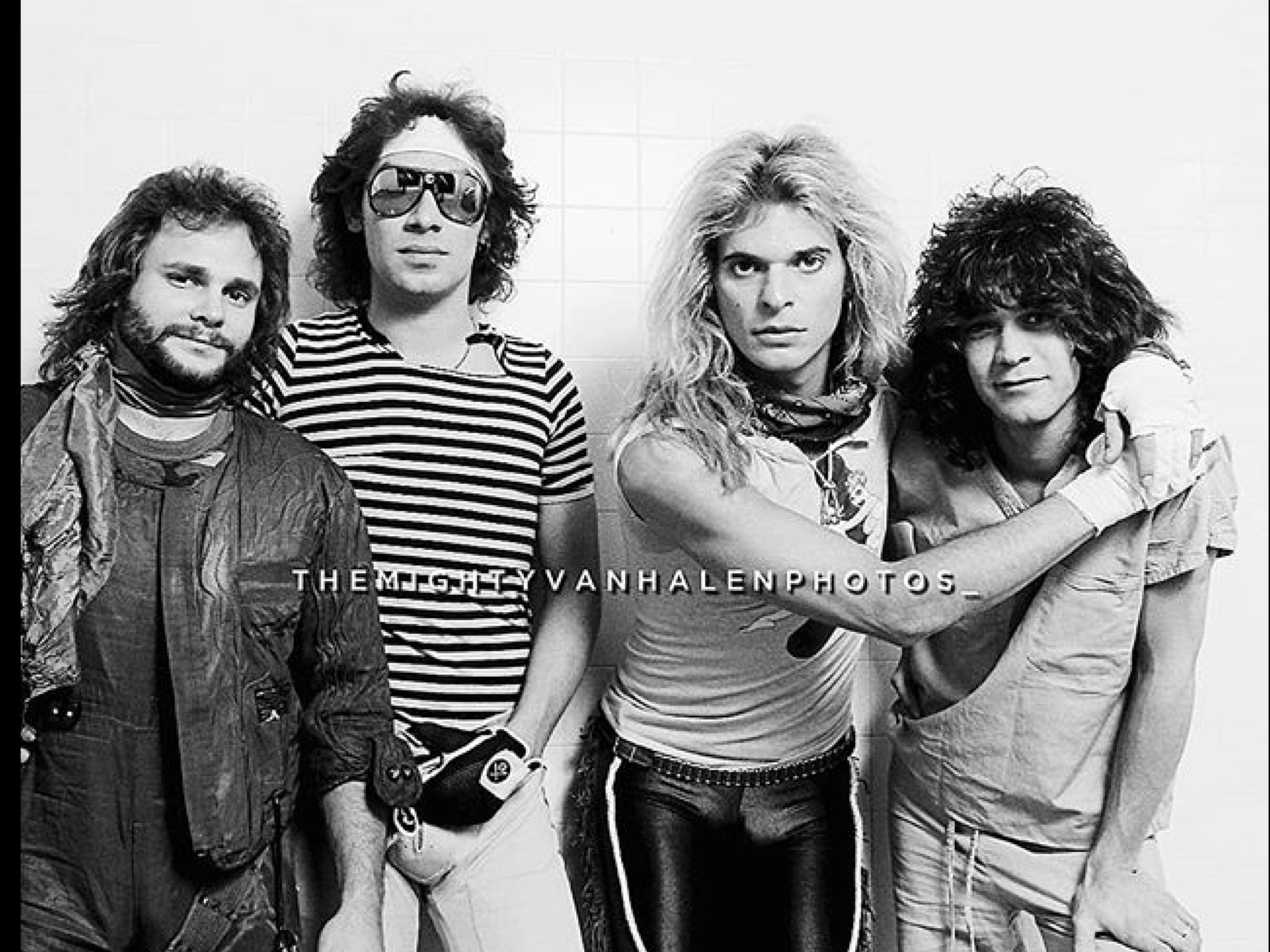 Michael Anthony Alex Van Halen David Lee Roth Eddie Van Halen Eddie Van Halen Van Halen Alex Van Halen