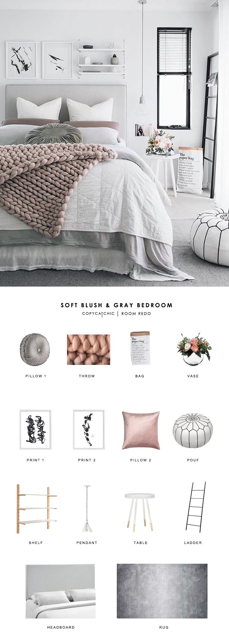 @LadyySkyee Home Decor Bedroom, Bedroom Interior, House Interior, Interior Design, Bedroom Bed, Bedroom Furniture, Guest Bedroom, Blush Bedroom, Furniture Ideas