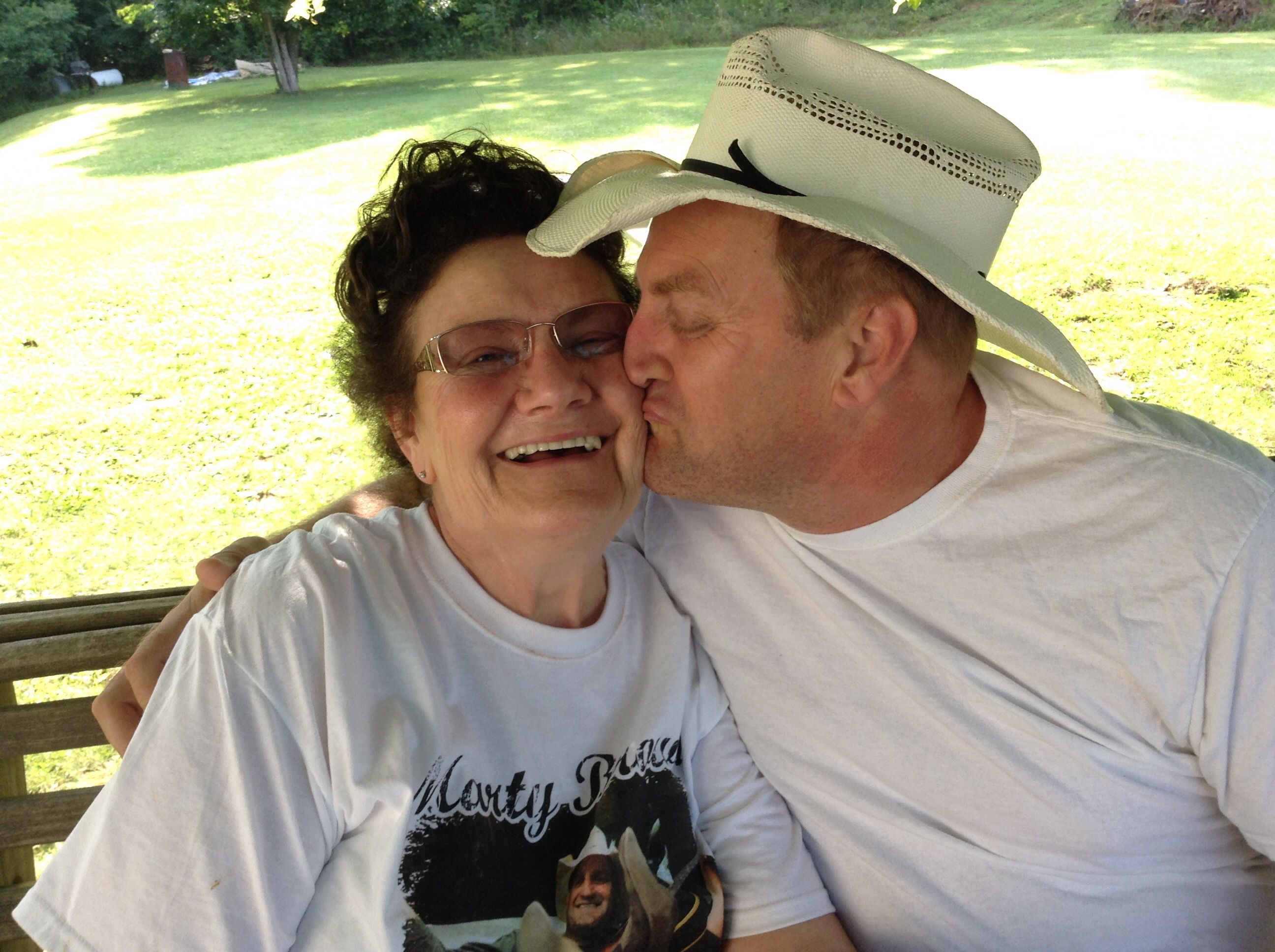 Marty Brown loves his momma, Barbara Brown in Hawesville