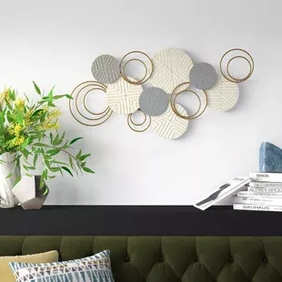 Plate Wall Decor, Wall Decor Set, Flower Wall Decor, Plates On Wall, Modern Plates, Industrial Wall Decor, Geometric Wall Decor, Star Wall, Modern Flower