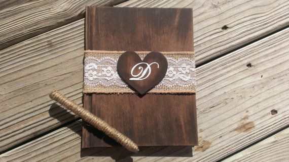 autumn wedding guest books