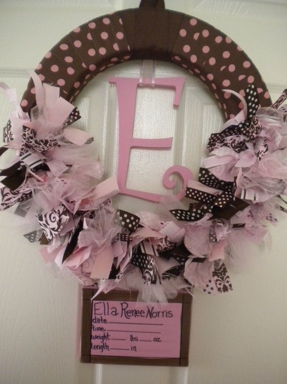 birth announcement ribbon