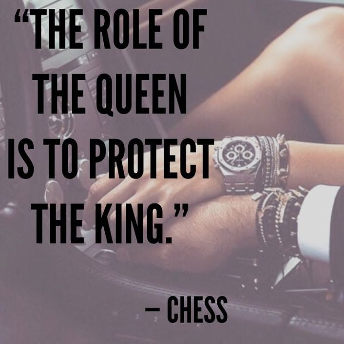 The role of the Queen is to protect her King... Hello! | King quotes