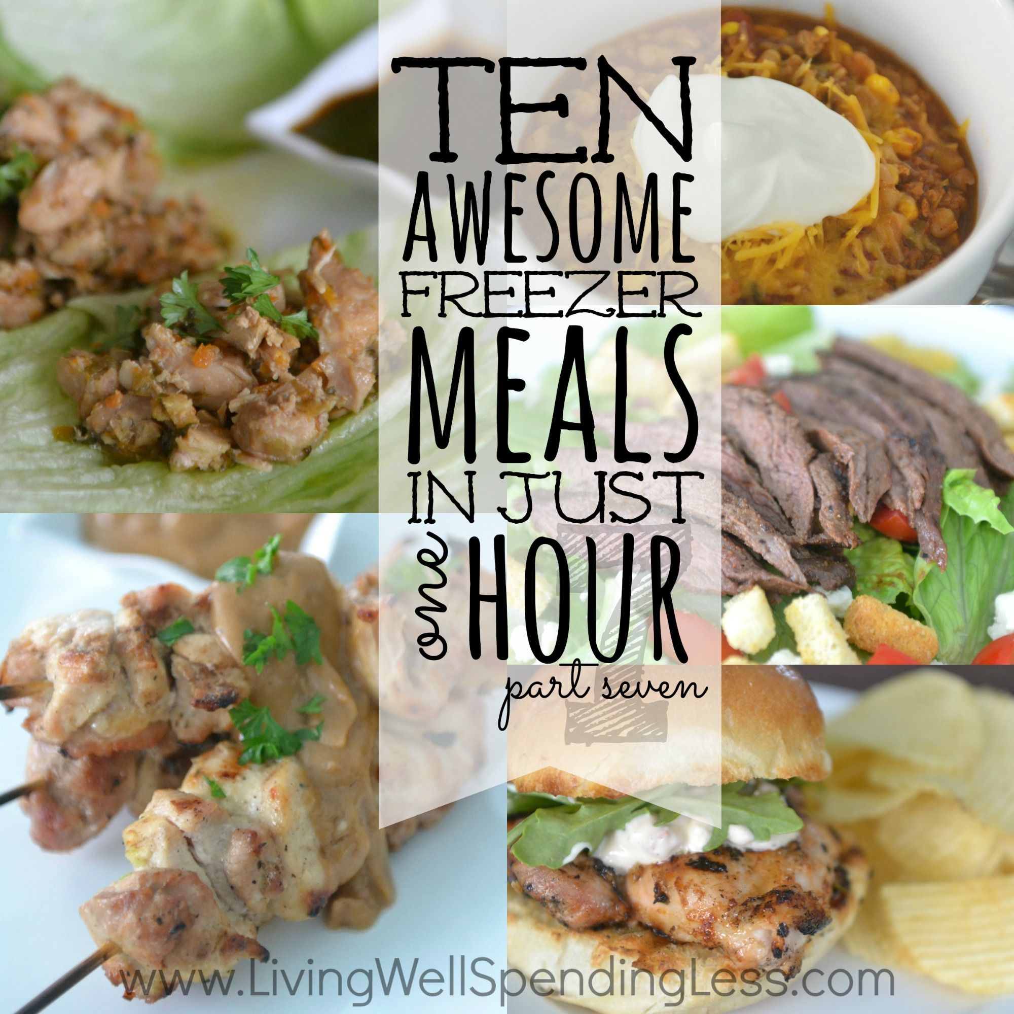 10 Freezer Meals in One Hour Part 7 (Living Well Spending Less