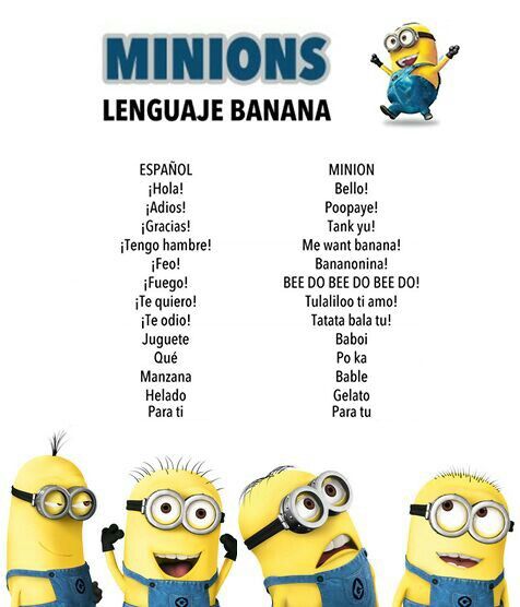 Idioma Minions Idioma De Los Minions Cosas De Minions Cosas De Minion idioma-minions-idioma-de-los-minions-cosas-de-minions-cosas-de-minion