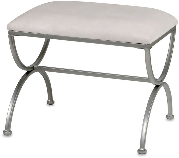 Bed Bath Beyond Madison Vanity Bench In Satin Nickel Seat Furniture Bed Bath Beyond Madison Vanity Bench, Vanity Chair Bed Bath And Beyond