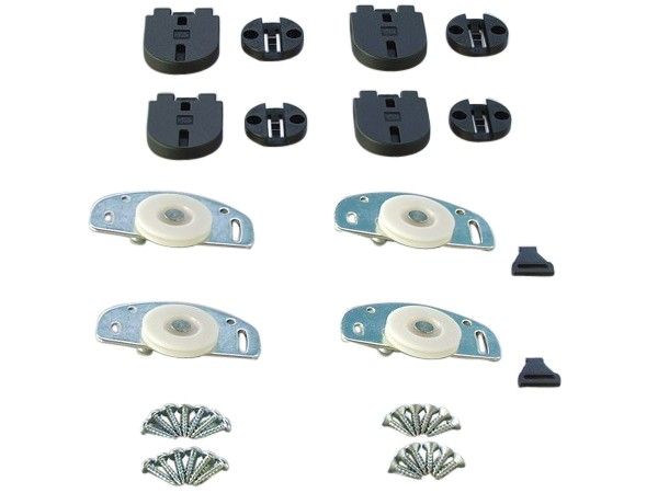 107euro – system 0320 – Complete set for 2 wooden sliding …