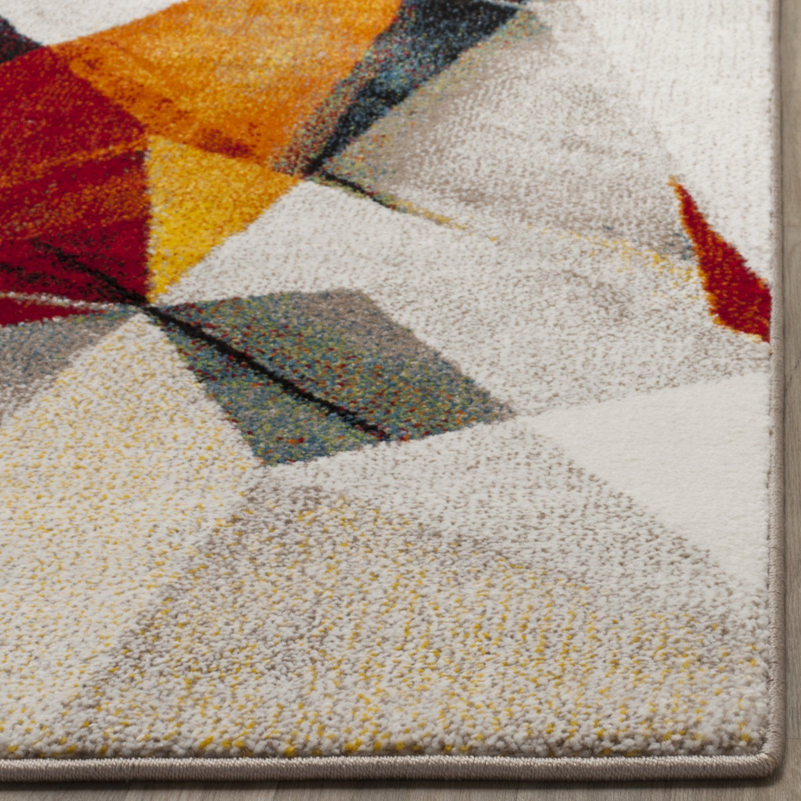 Safavieh Porcello Collection PRL6940F Modern Abstract Non-Shedding Stain Resistant Living Room Bedroom Runner Rug 2'3 x 10' Light Grey/Orange Safavieh Porcello Collection PRL6940F Modern Abstract Non-Shedding Stain Resistant Living Room Bedroom Runner Rug 2'3 x 10' Light Grey/Orange
