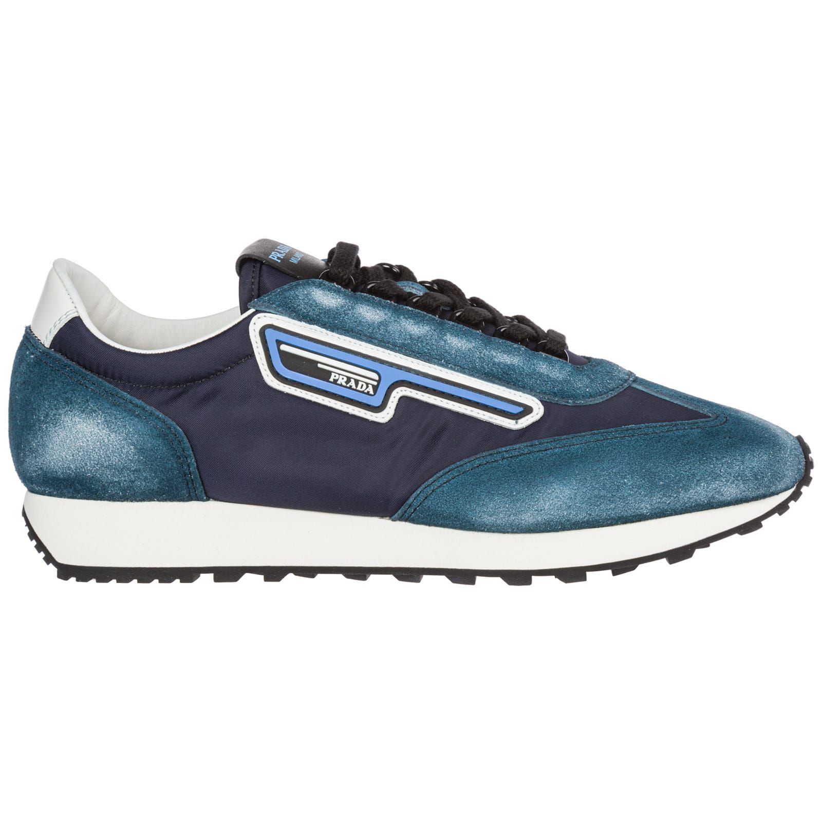 blue prada trainers