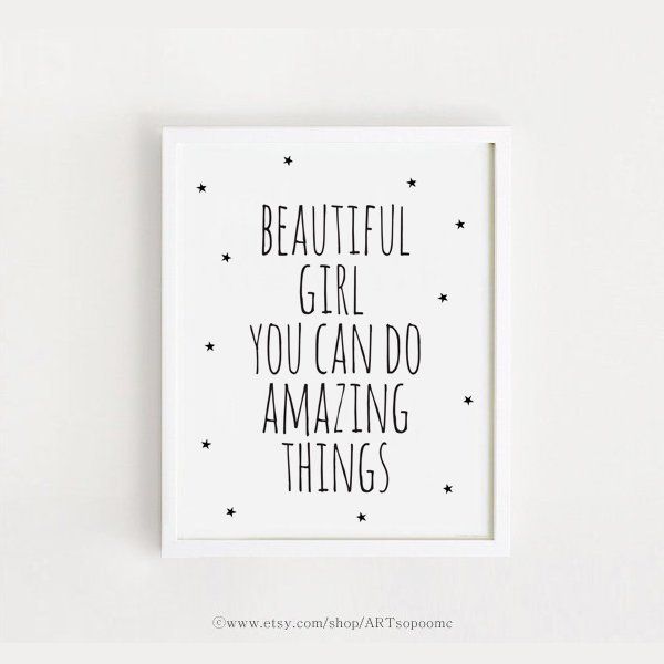 Beautiful Girl You Can Do Amazing Things Sign Printable Quotes Poster beautiful-girl-you-can-do-amazing-things-sign-printable-quotes-poster