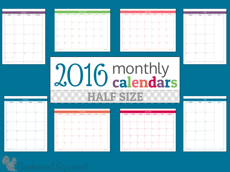monthly year planner
